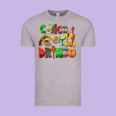 Cinco De Mayo Vintage Tee Designed By Adodesignshop
