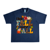 Navy i love fall most of all Urban Heavy Tee - AdoDesignShop