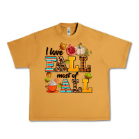 Peanut Butter i love fall most of all Urban Heavy Tee - AdoDesignShop