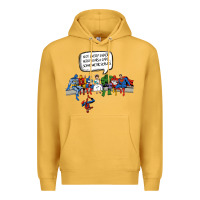 Mustard Superheros Premium Hoodie - Bettercallsaul