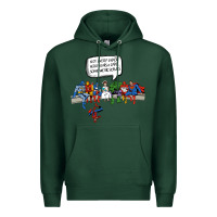 Sports Green Superheros Premium Hoodie - Bettercallsaul