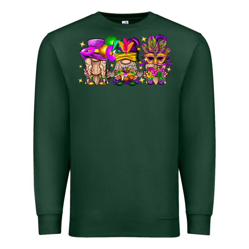 Mardi Gras Gnomies Cakes Flowers And Balloon Premium Sweatshirt by BundleAndBundleShop | Teevron