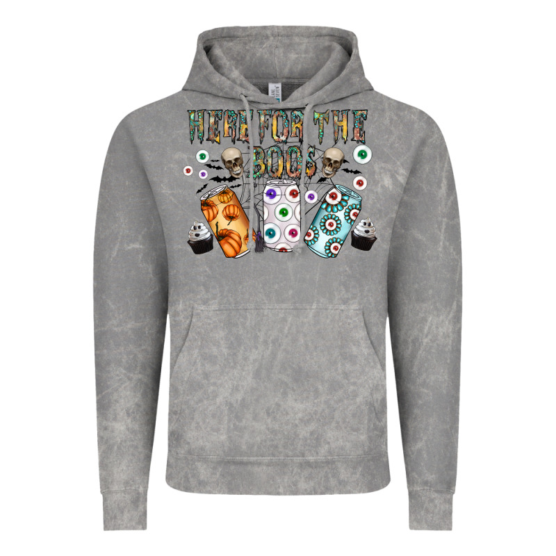 Here For The Boos Vintage Hoodie by CowhideDigitalArt | Teevron