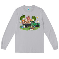 Moon Dust easter truck with bunny Long Sleeve Tee - AdoDesignShop