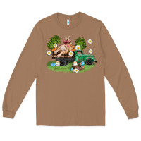 Toasted Coconut easter truck with bunny Long Sleeve Tee - AdoDesignShop