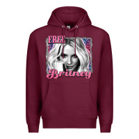 Burgundy free britney Premium Hoodie - AdoDesignShop