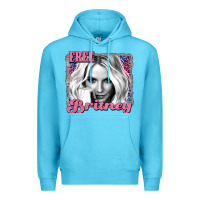 Ocean Blue free britney Premium Hoodie - AdoDesignShop