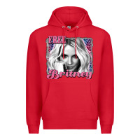 Red free britney Premium Hoodie - AdoDesignShop