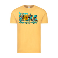 Vintage Mustard being a nana makes my life complete Vintage Tee - AdoDesignShop