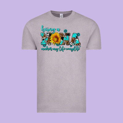 Being A Nana Makes My Life Complete Vintage Tee Designed By Adodesignshop