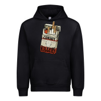 Black Cowboy killers cigarette package Urban Hoodie - HowdyJamesFarm