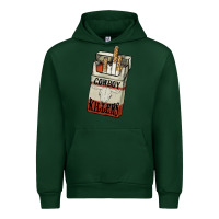 Foreset Green Cowboy killers cigarette package Urban Hoodie - HowdyJamesFarm