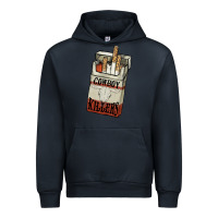 Navy Cowboy killers cigarette package Urban Hoodie - HowdyJamesFarm
