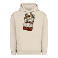 Pigment French Oak Cowboy killers cigarette package Urban Hoodie - HowdyJamesFarm