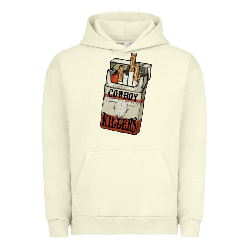 Cowboy Killers Cigarette Package Urban Hoodie by HowdyJamesFarm | Teevron