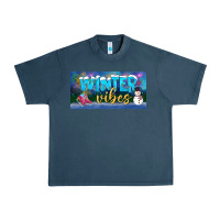Midnight Navy winter vibes license plate Urban Heavy Tee - BundleAndBundleShop