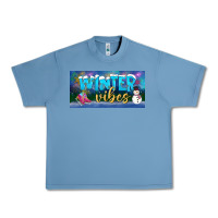 Pebble Blue winter vibes license plate Urban Heavy Tee - BundleAndBundleShop
