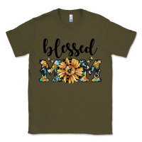 Army Green blessed mom Classic Tee - JahusDesignShop