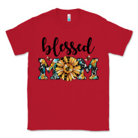 Red blessed mom Classic Tee - JahusDesignShop