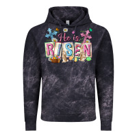 He Is Risen Easter With Flowers Vintage Hoodie | Teevron