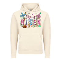 Vintage Artic he is risen easter with flowers Vintage Hoodie - Neo Western