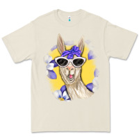 Bone Llama With Sunglasses Premium Tee - RanaPortraitStore