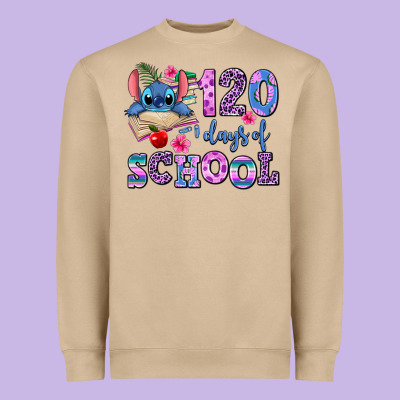 120 Days Of School Heavyweight Sweatshirt Designed By Adodesignshop
