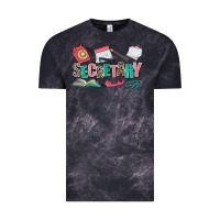 Cloud Black secretary Vintage Tee - AdoDesignShop