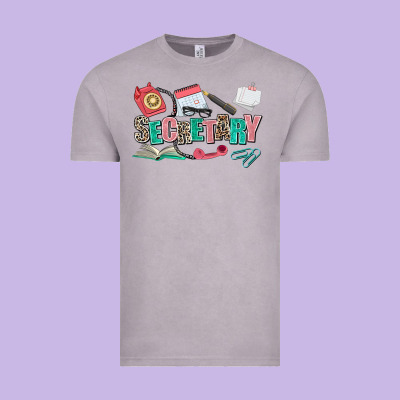 Secretary Vintage Tee Designed By Adodesignshop