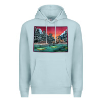 Blue Mist Colorado Scenery Map Premium Hoodie - Bettercallsaul