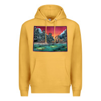 Mustard Colorado Scenery Map Premium Hoodie - Bettercallsaul
