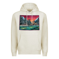 Oatmeal Heather Colorado Scenery Map Premium Hoodie - Bettercallsaul