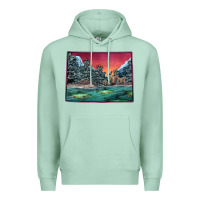 Seafoam Colorado Scenery Map Premium Hoodie - Bettercallsaul