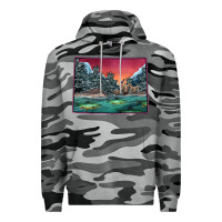 Slate Camo Colorado Scenery Map Premium Hoodie - Bettercallsaul