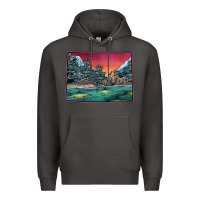 Smoke Colorado Scenery Map Premium Hoodie - Bettercallsaul