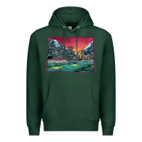 Sports Green Colorado Scenery Map Premium Hoodie - Bettercallsaul