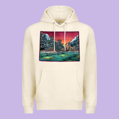 Colorado Scenery Map Premium Hoodie Designed By Bettercallsaul