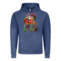 Vintage Denim tis the season Vintage Hoodie - FaDigitalArtStudio