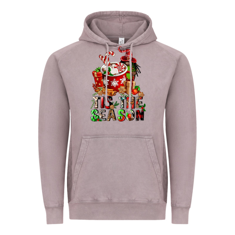 Tis The Season Vintage Hoodie by FaDigitalArtStudio | Teevron