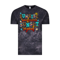 Cloud Black sunrise sunburn sunset repeat Vintage Tee - AdoDesignShop