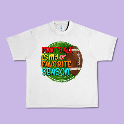 Football Is My Favorite Season Urban Heavy Tee Designed By Bundleandbundleshop