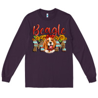 Plum beagle mom Long Sleeve Tee - Artiststas