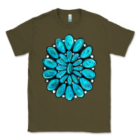 Army Green turquoise gemstone jewelny Classic Tee - RanaPortraitStore