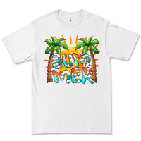 White summer waves and sun Premium Tee - BarkalooDesign