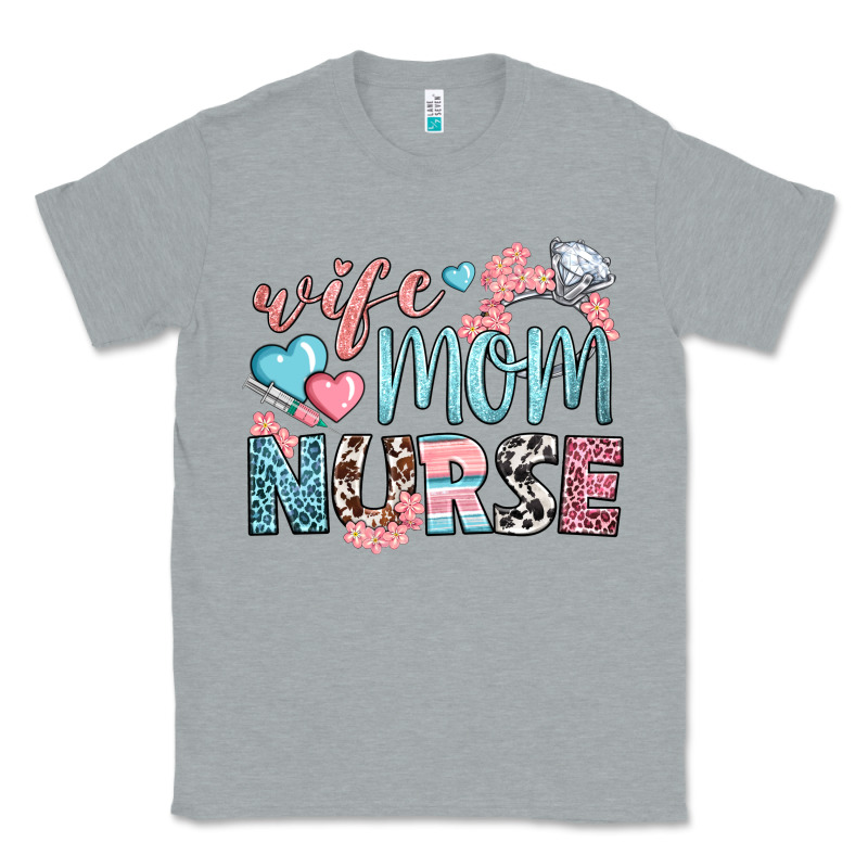 Wife Mom Nurse Classic Tee by BundleAndBundleShop | Teevron