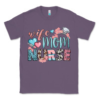 Lavender wife mom nurse Classic Tee - BundleAndBundleShop