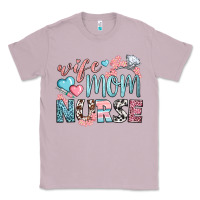 Lilac wife mom nurse Classic Tee - BundleAndBundleShop