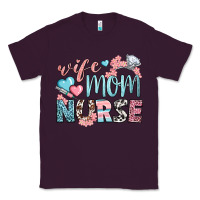 Plum wife mom nurse Classic Tee - BundleAndBundleShop
