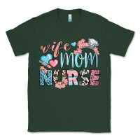 Sports Green wife mom nurse Classic Tee - BundleAndBundleShop