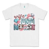 White wife mom nurse Classic Tee - BundleAndBundleShop